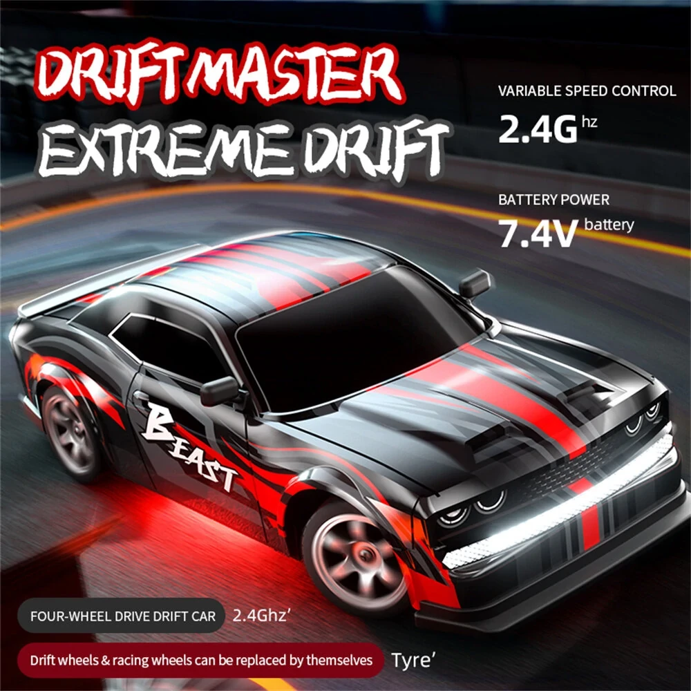 ZLL SG218 PRO 1/16 2.4G 4WD RC Car Drift On-Road High Speed Racing LED Light Sem
