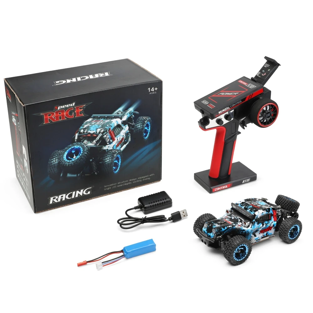 Wltoys 284161 RTR 1/28 2.4G 4WD RC Car Off-Road Climbing High Speed LED Light Tr