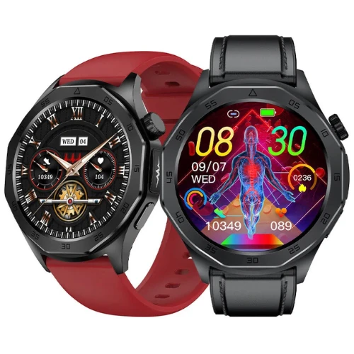 ET480 Smart Watch - 1.43" AMOLED, ECG, Non-Invasive Glucose, Health Monitoring, 
