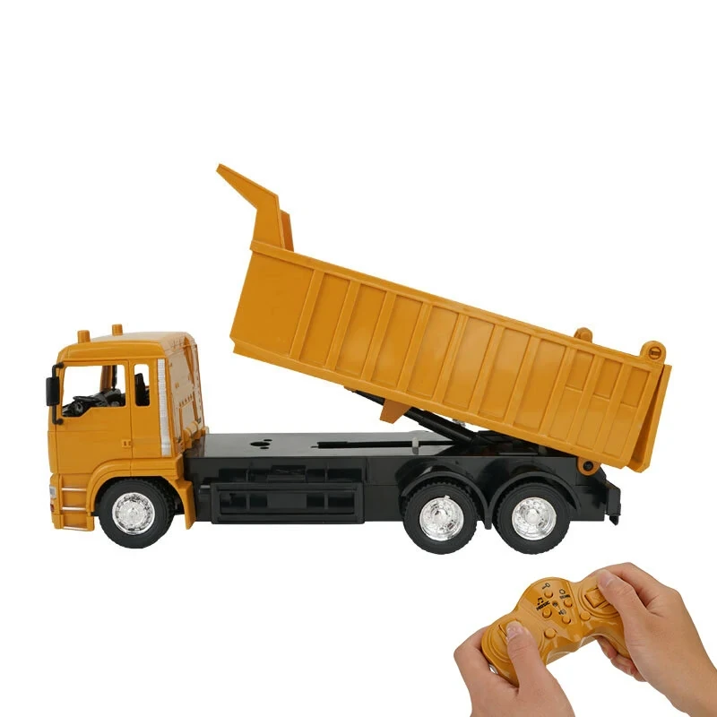 3824 1/24 10CH RC Car Truck Dump Remote Control Construction Children's Engineer