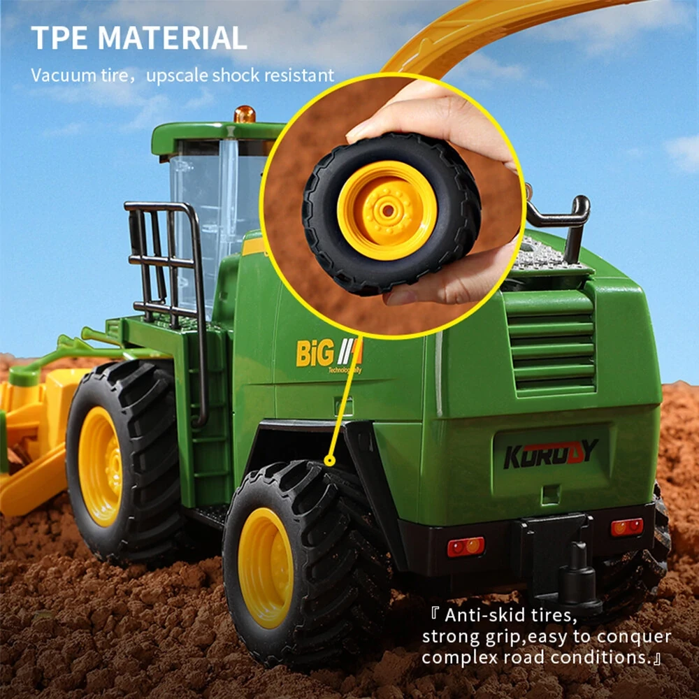 KORODY 6602 RTR 1/24 2.4G 6CH RC Car Harvester Truck Remote Control Farmer Model
