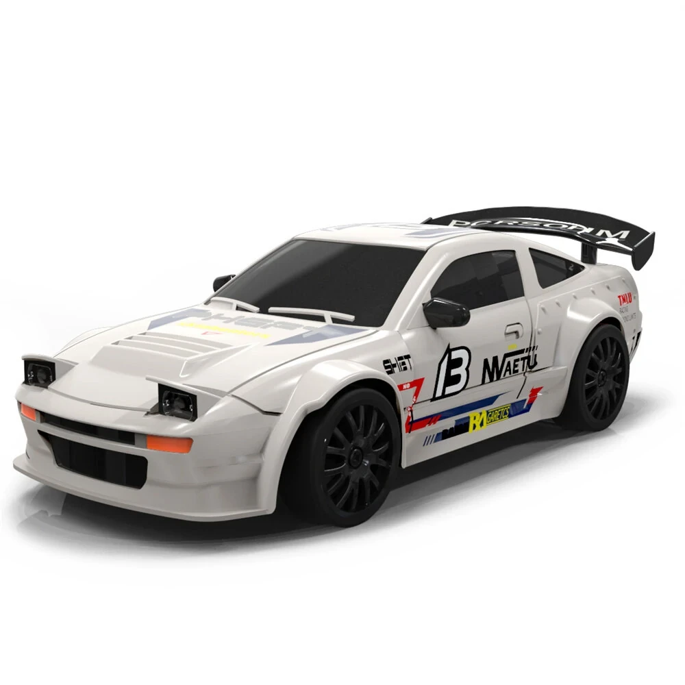WH S812 1/24 2.4G 4WD Drift RC Car On-Road Vehicles RTR Model - White Two Batter