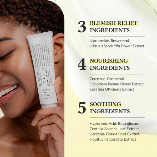 Dr.Althea 345 Relief Cream | Daily Face Moisturizer | Blemish Relief Care | Soot