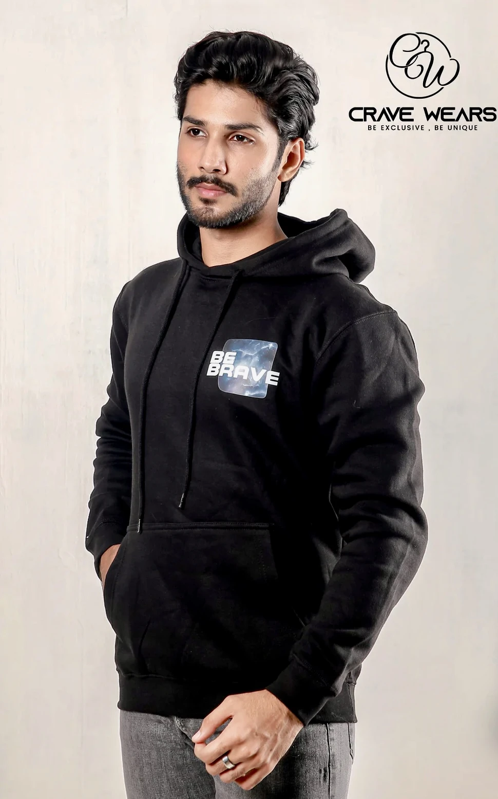 Printed Typographic Hoodie For Men And Women