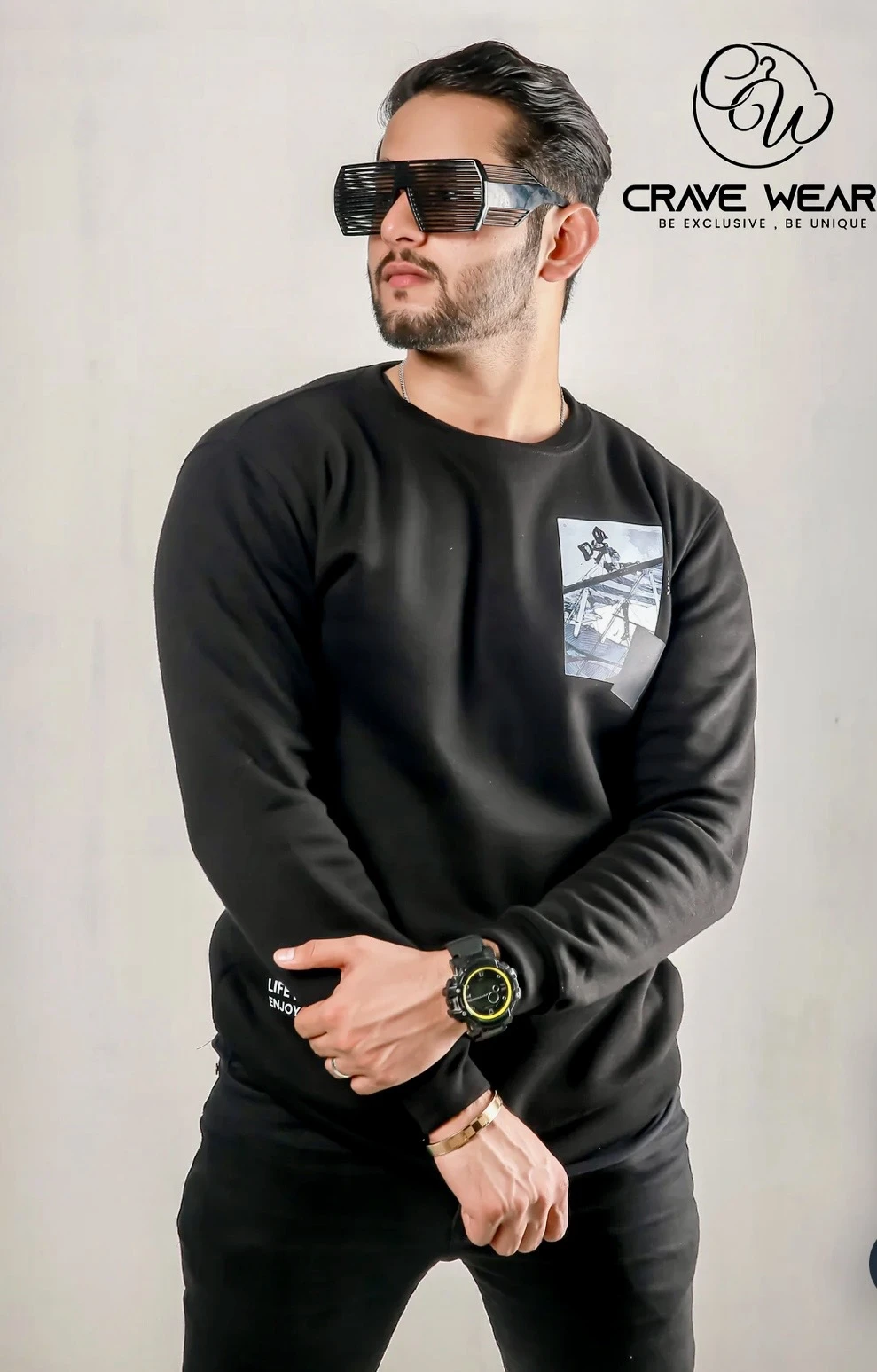 Printed Sweat Shirt For Men And Women