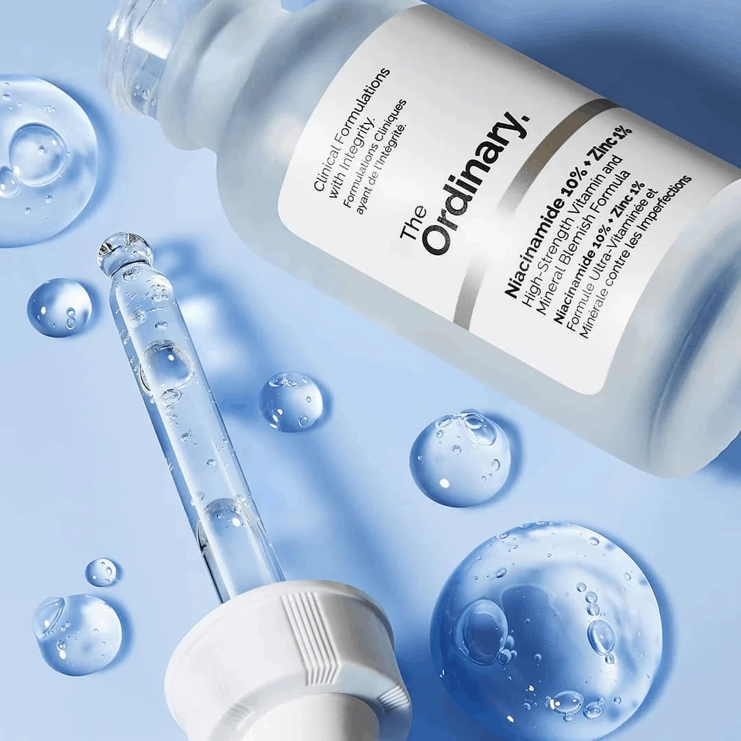 The Ordinary Hyaluronic Acid with 2% + B5 (30ml) and The Ordinary Niacinamide 10