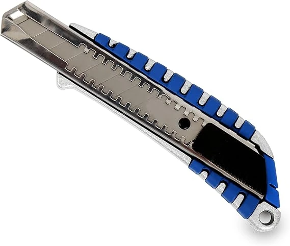 VTOOLS 18mm Cutter Utility Knife Retractable Snap Off Blades Heavy Duty Comp