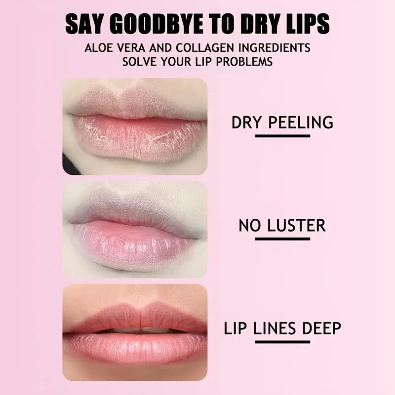 20pcs Collagen Crystal Lip Mask Moisturizes Dry Lips, Smooths Fine Lines, Deeply