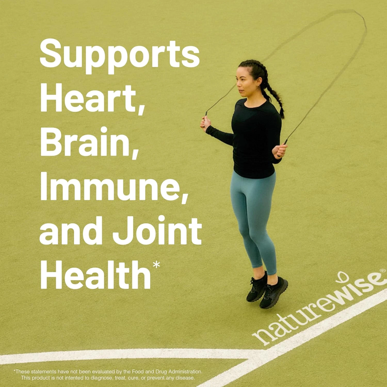 NatureWise Extra-Strength Omega 3 Fish Oil Supplement - 1000mg per Serving - 600