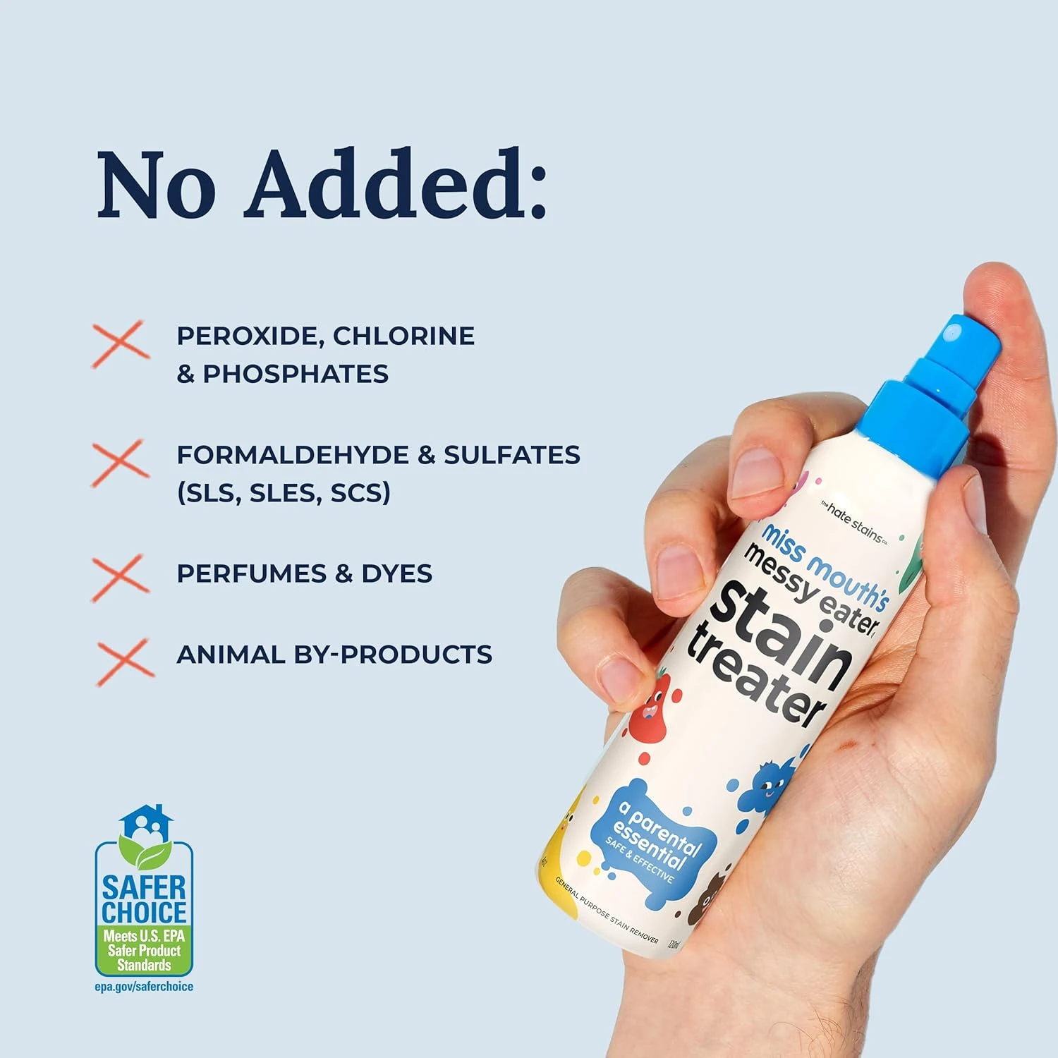 Miss Mouth's Messy Eater Stain Treater Spray - 4oz Stain Remover - Newborn & Bab