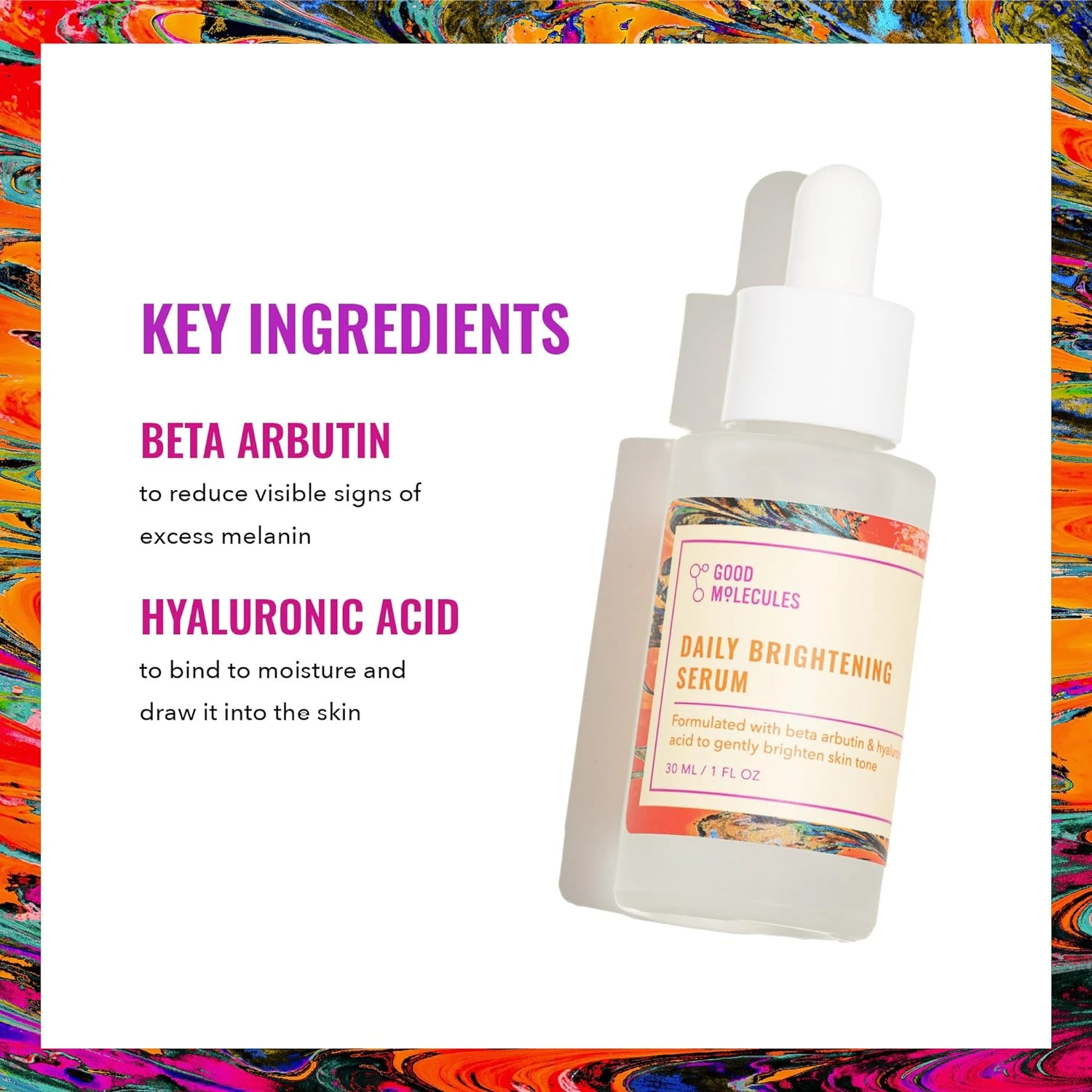 GOOD MOLECULES Daily Brightening Serum,1fl. oz