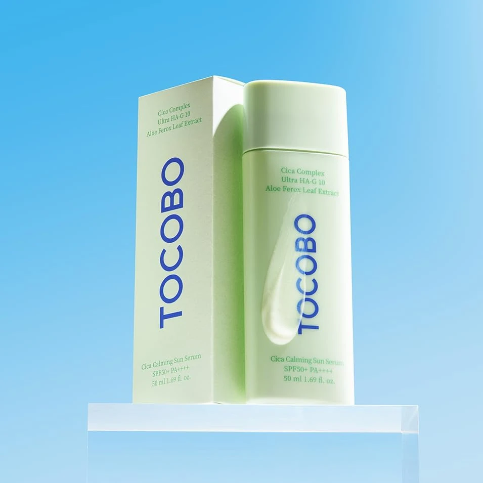 TOCOBO Cica Calming Sun Serum SPF50 PA++++ 50 ml 1.69 fl. oz - Fermented Cica Co