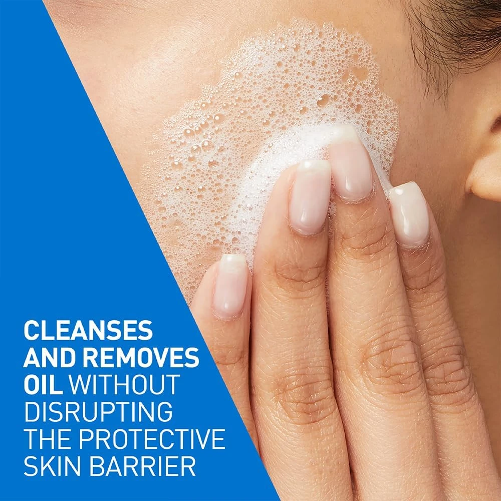 CeraVe Foaming Cleanser | Face and Body Wash for Normal to Oily Skin with Hyalur