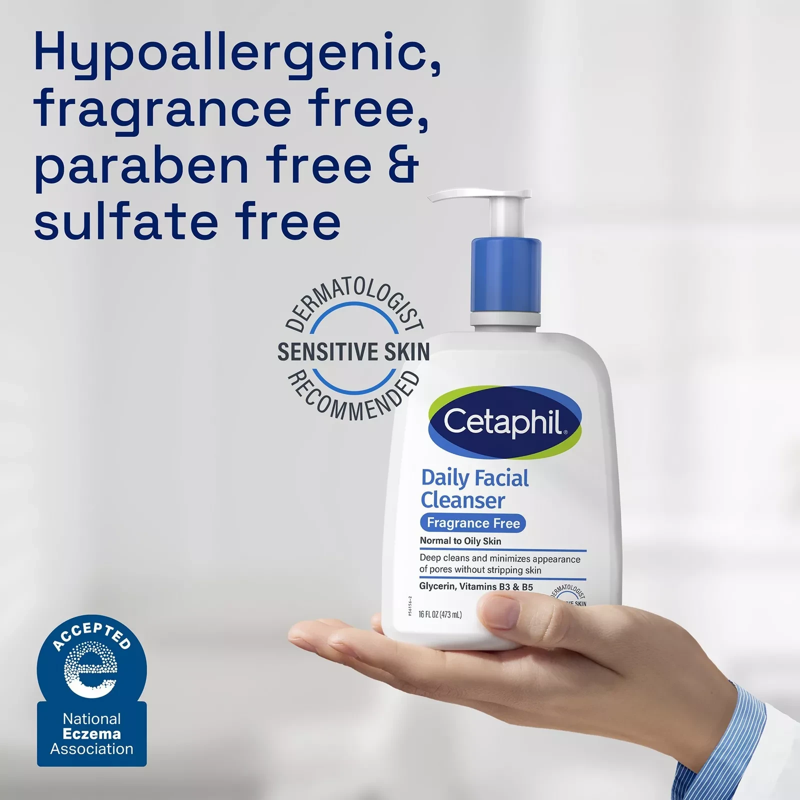 Cetaphil Daily Facial Cleanser, 8 fl oz (237 ml)