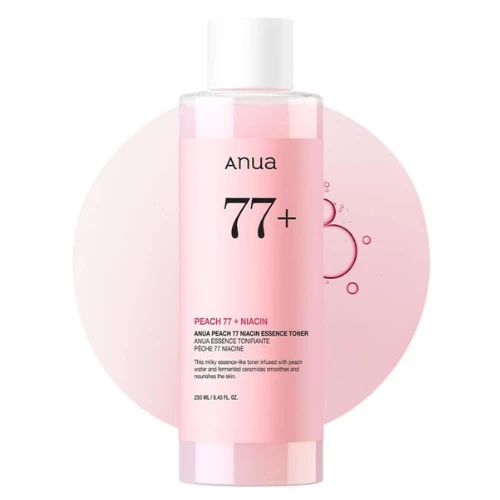 Anua Peach 77 Niacin Essence Toner 250ml / Brightening Toner for Face, Niacinami