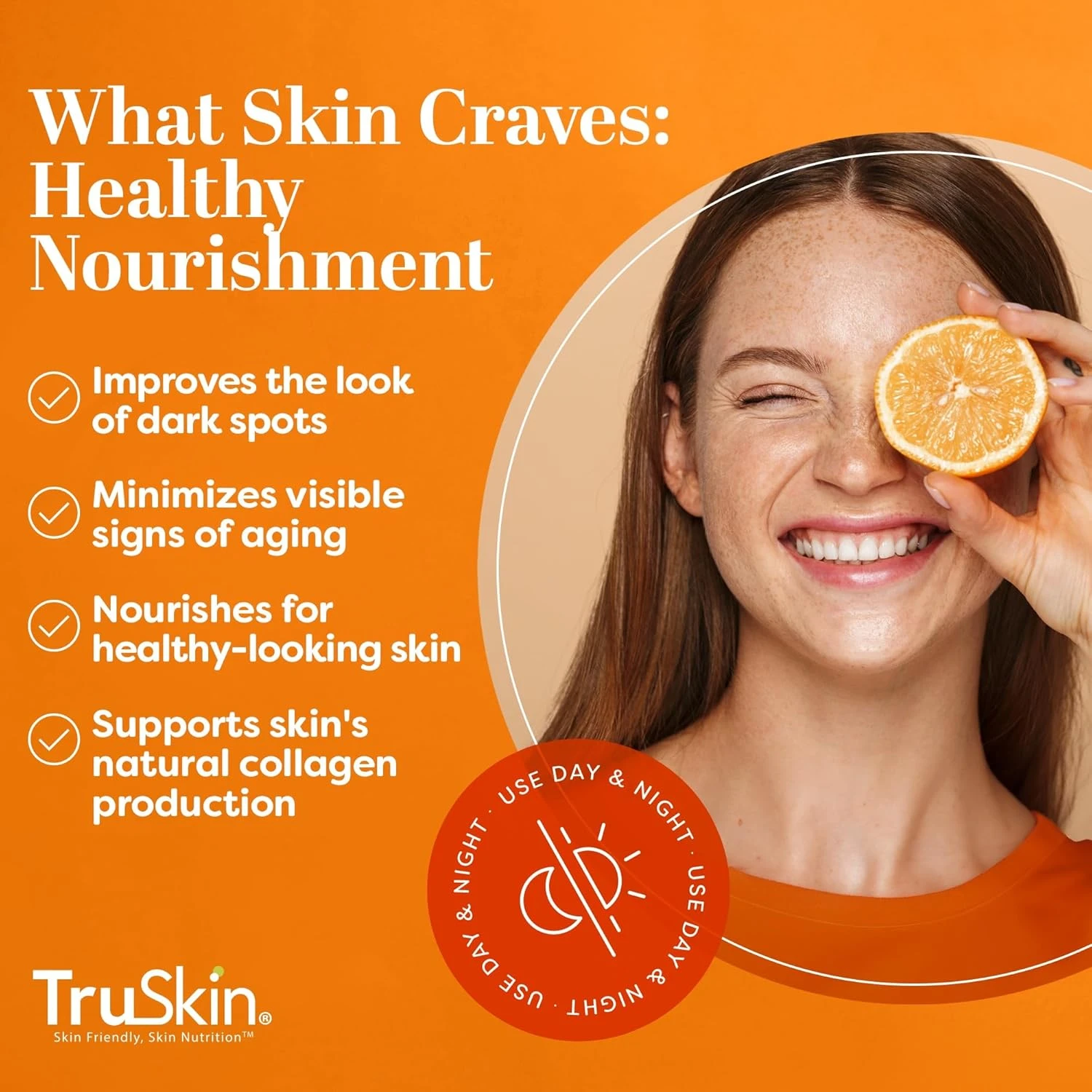 TruSkin Vitamin C Serum For Face – Anti Aging Formula with Vitamin C, Hyaluronic