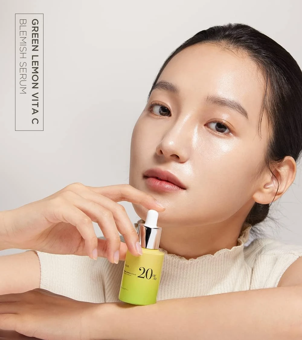 Anua Green Lemon Vitamin C Serum with Vitamin E, Hyaluronic & Ferulic Acid 0.67