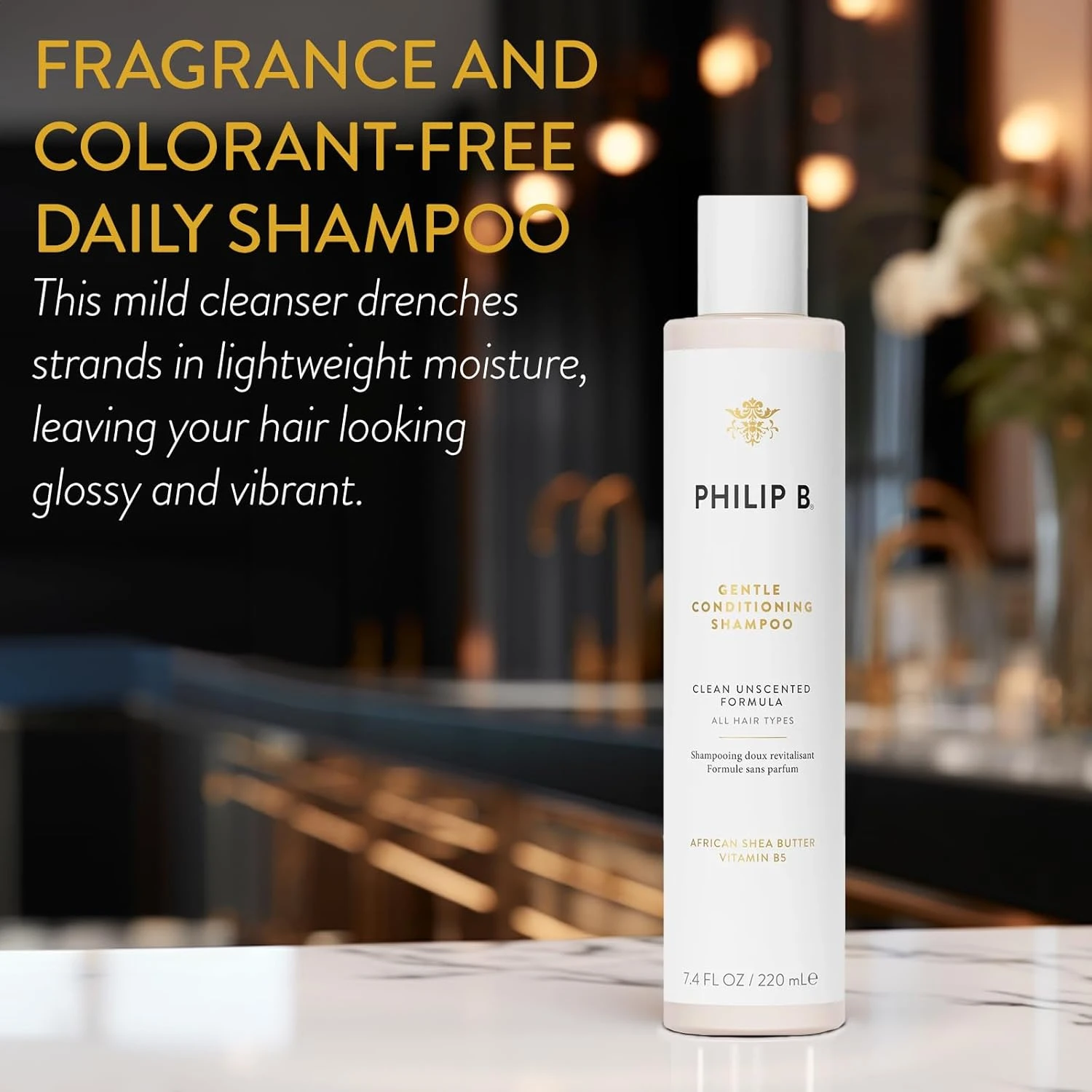 African Shea Butter Shampoo by Philip B for Unisex - 7.4 oz Shampoo