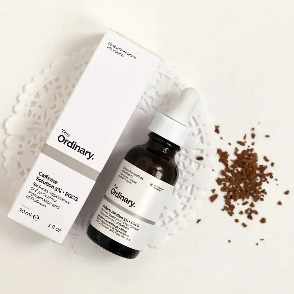 The Ordinary Caffeine Solution 5% + EGCG Serum – 30ml for Dark Circles & Puffine