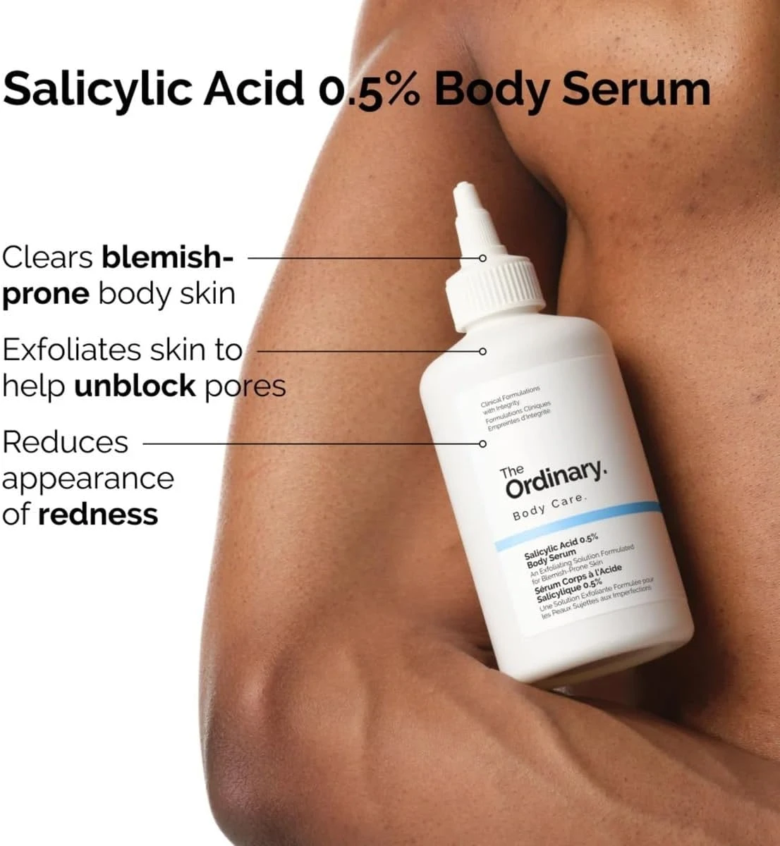 The Ordinary Salicylic Acid 0.5% Body Serum (240ml) – Exfoliating Treatment for 