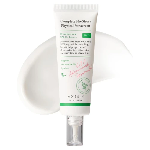 AXIS-Y Axis Y Complete No Stress Physical Sunscreen, White