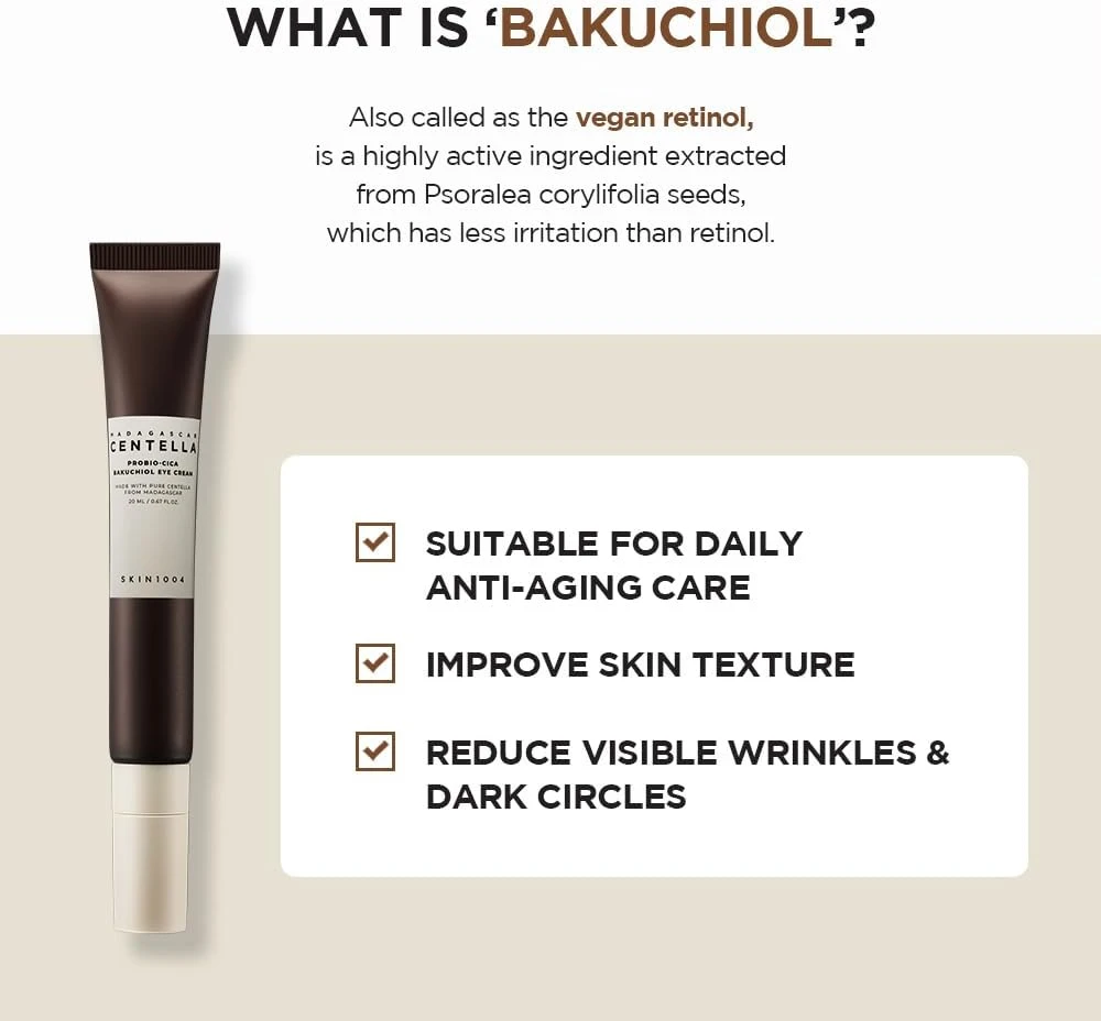 SKIN1004 Madagascar Centella Probio-Cica Bakuchiol Eye Cream Twin Pack (20ml*2)