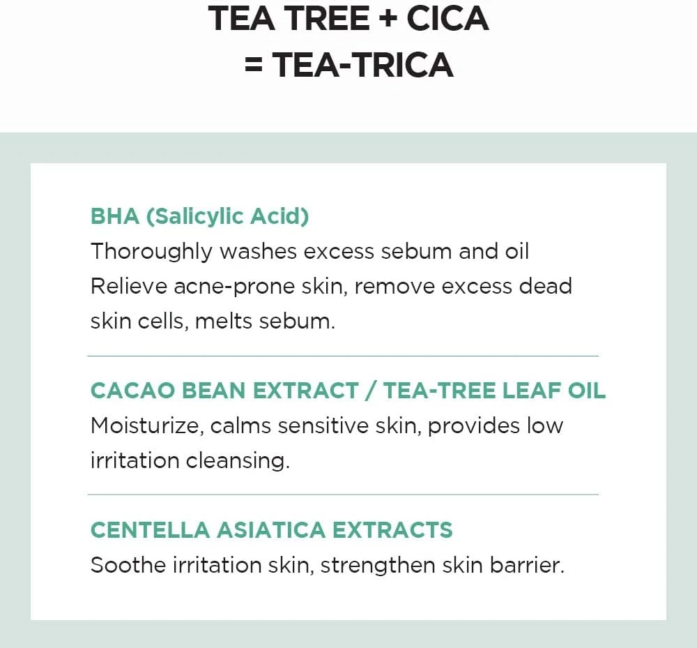 SKIN1004 Madagascar Centella Tea-Trica BHA Foam 4.22 fl.oz(125ml) | Professional