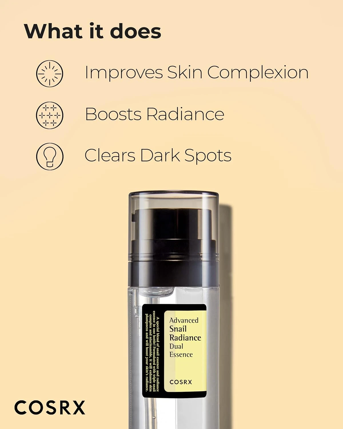 Cosrx Advanced Snail Radiance Dual Essence 80 ml
