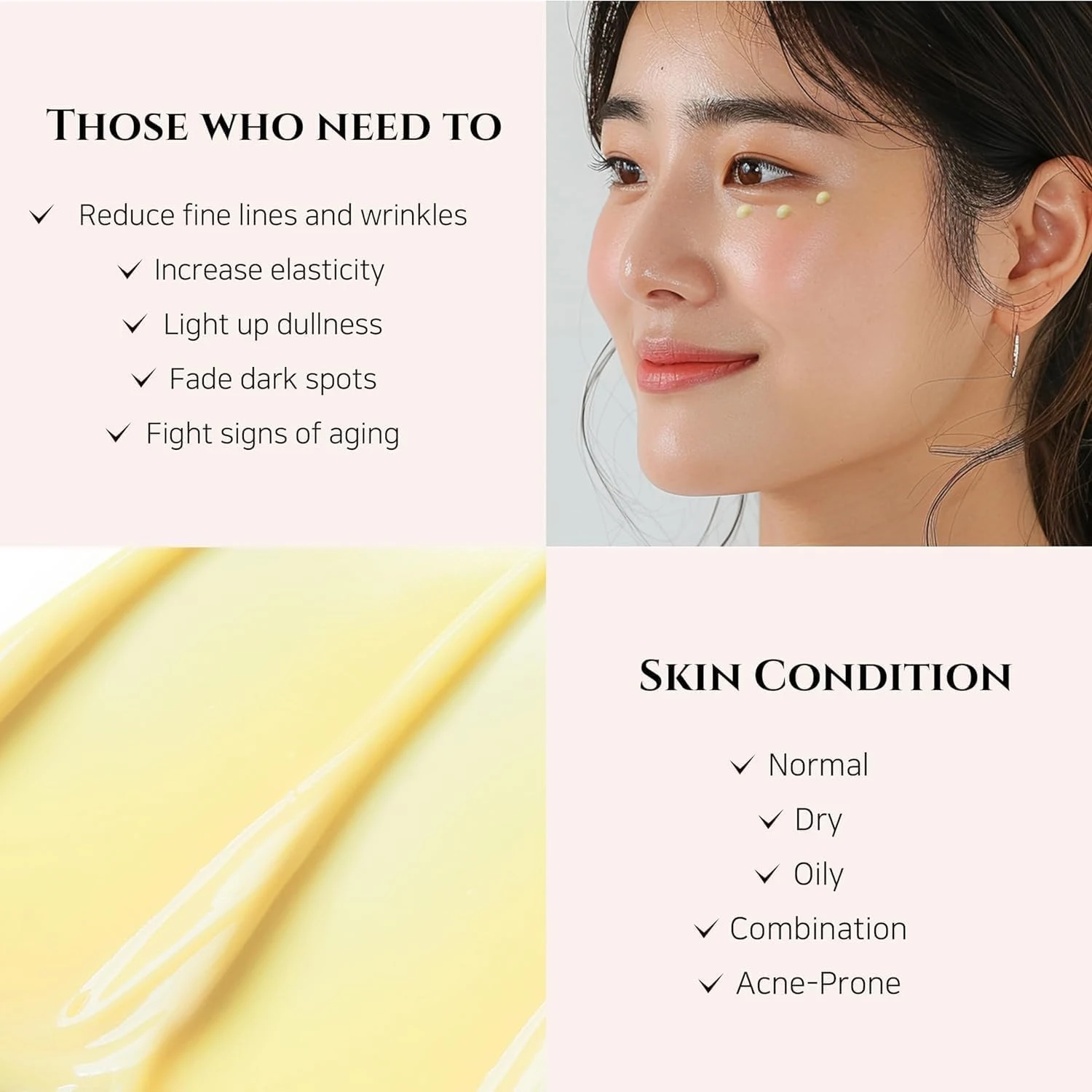 Beauty of Joseon Korean Eye Serum: Ginseng + Retinal 30ml, Pink, 1 Fl Oz (Pack 1