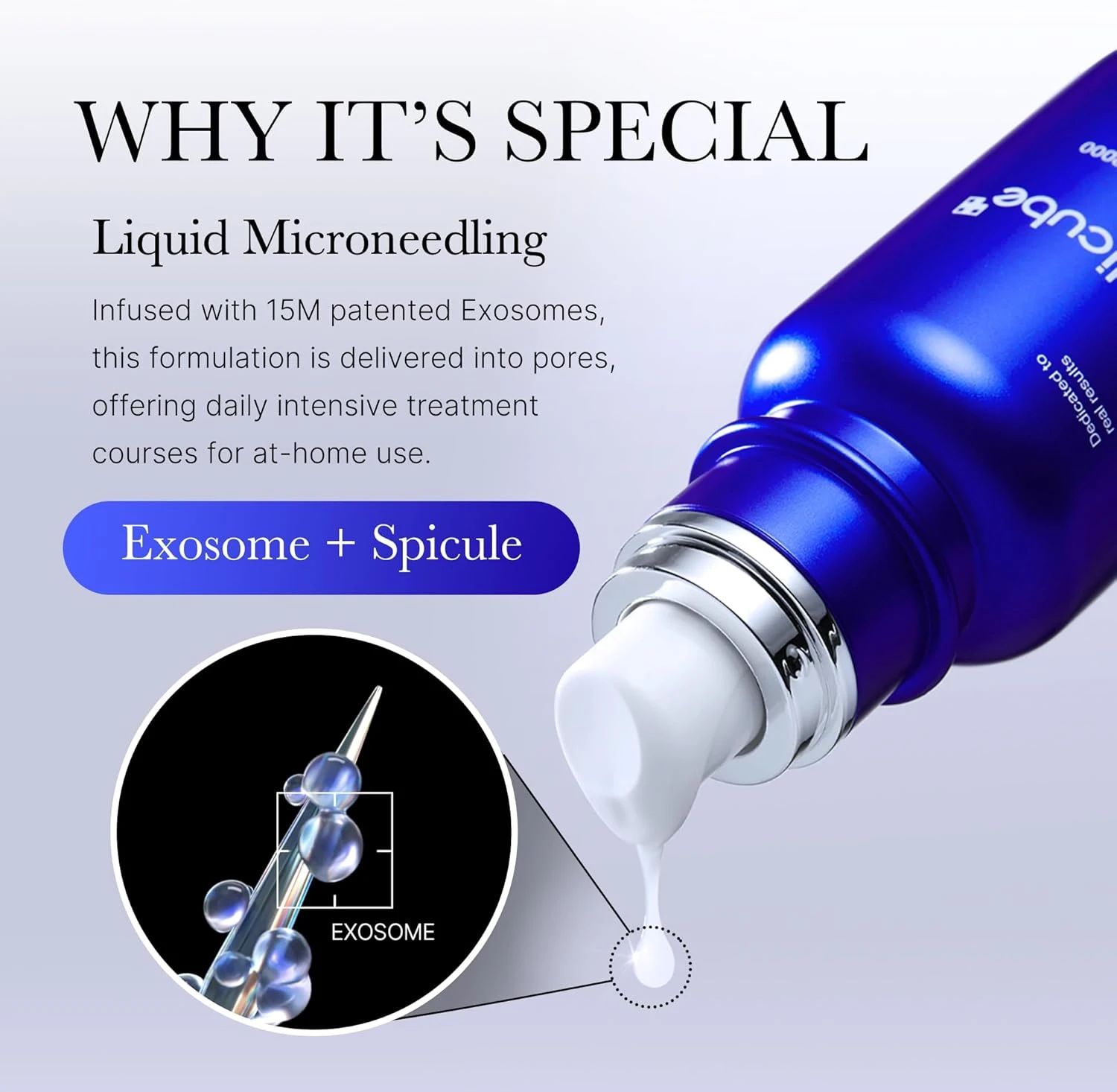 medicube Zero Exosome Shot 7,500 PPM Spicule Facial Serum | Liquid Skin Booster 