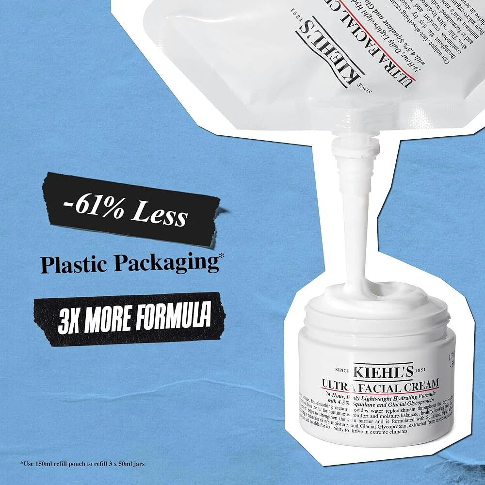 Kiehl's Ultra Facial Cream with 4.5% Squalane to Strengthen Skin's Moisture Bar