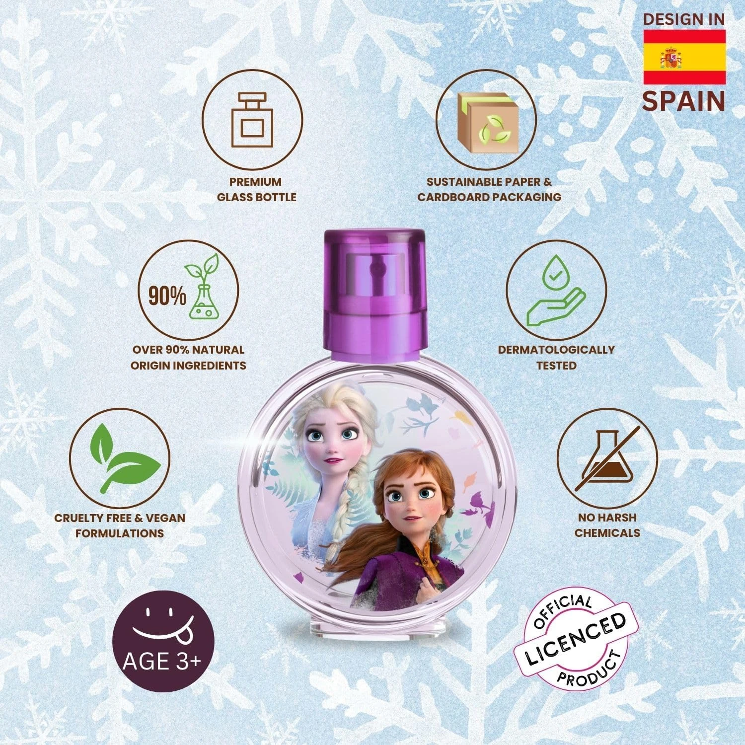 Air-Val Frozen 2 Eau De Toilette Perfume For Children, 30 Ml