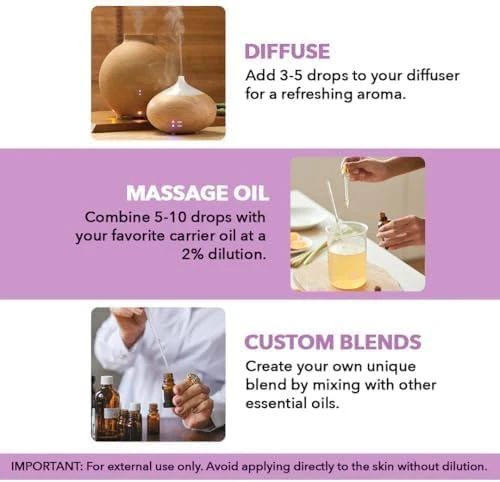 MAJESTIC PURE Lavender Essential Oil - Huge 118 ml with Glass Dropper | 100% Pur