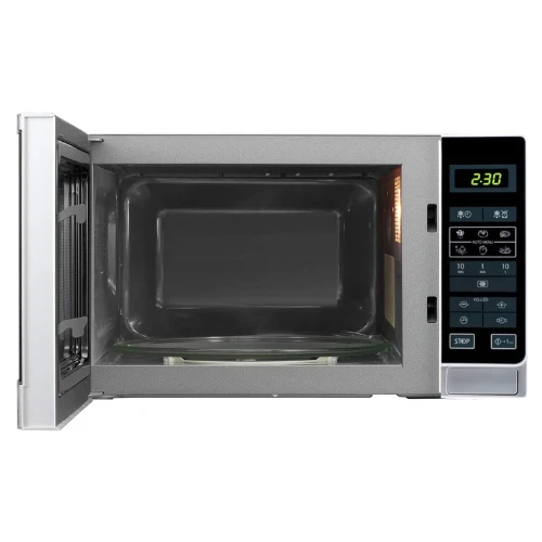 Sharp 20 Liter Digital Solo Microwave, Silver R-20Mt-S With 6 Auto Cooking Menu'
