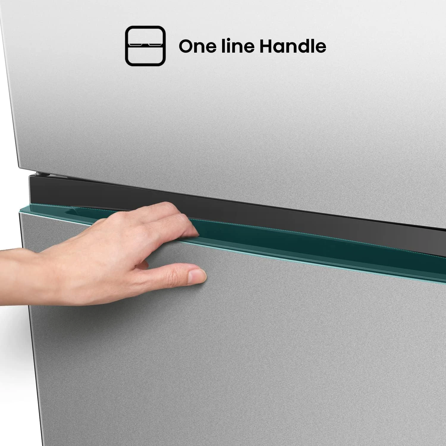 Hisense Refrigerator 264 Liter Top Mount Double Door Silver Model Rt264N4Dgn"Min