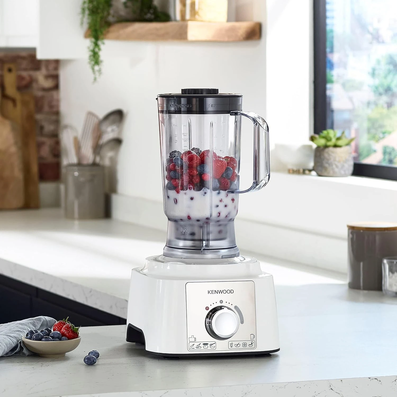 Kenwood Food Processor 1000W Multi-Functional With 3 Stainless Steel Disks, Blen
