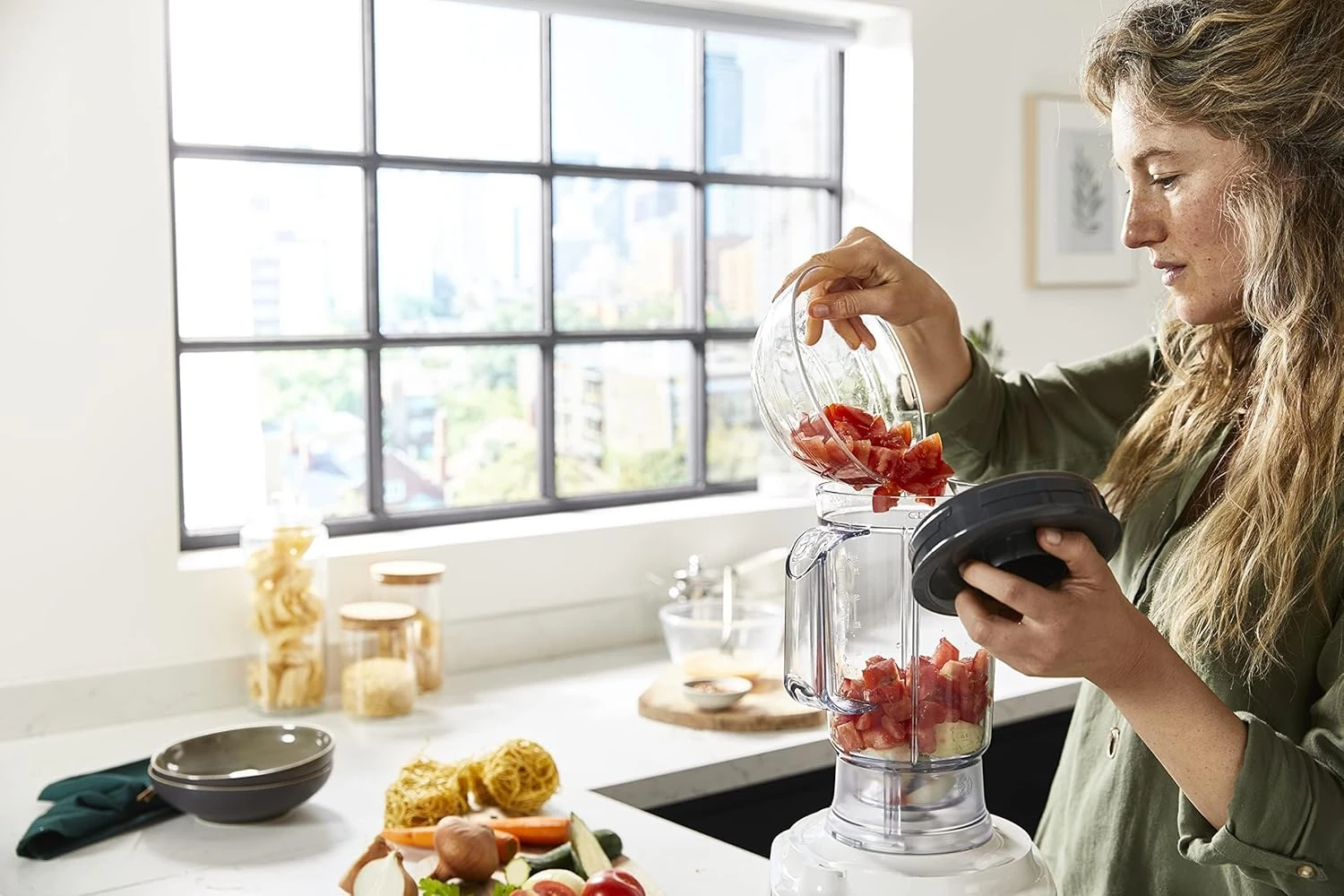 Kenwood Food Processor 1000W Multi-Functional With 3 Stainless Steel Disks, Blen