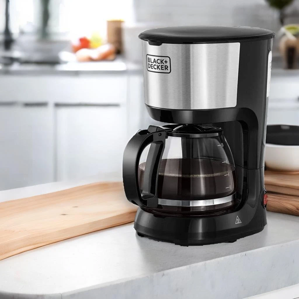 Black+Decker 750W 10 Cup Coffee Maker/Coffee Machine With Glass Carafe For Drip 