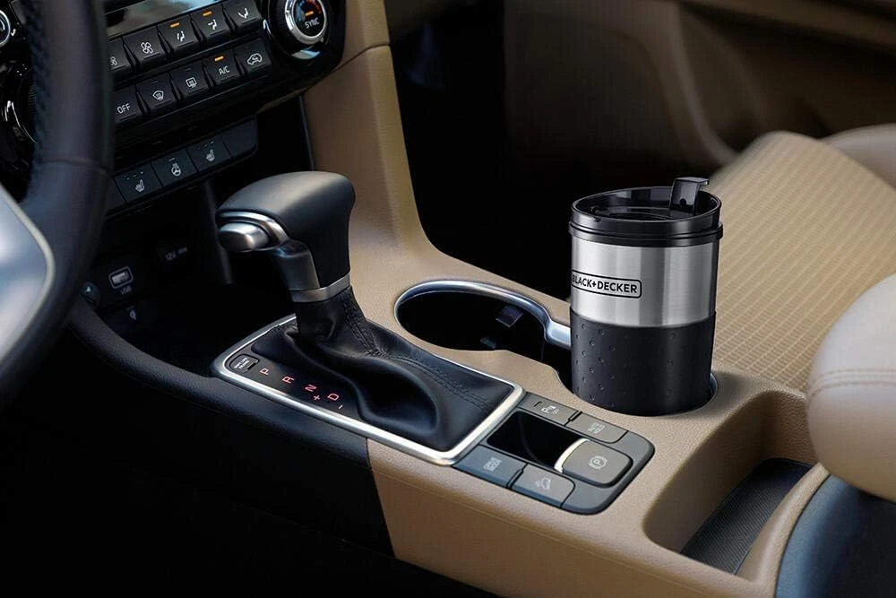 BLACK+DECKER Coffee Machine, 650W, Includes 360ml Travel Mug with Lid, Auto-Off,