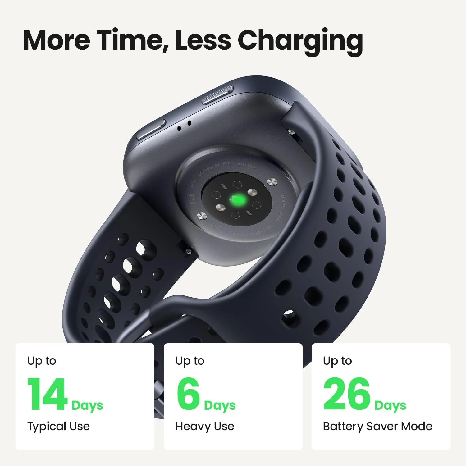 Amazfit Bip 6 Smart Watch 46mm, 14 Day Battery, 1.97" AMOLED Display, GPS & Free