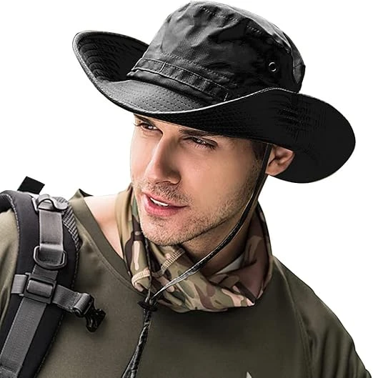 Sun Hats for Men Women Bucket Hat UPF 50+ Boonie Hat Foldable UV Protection Hiki