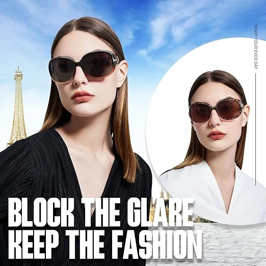 Joopin Sunglasses for Women Oversized Shades for Ladies Trendy Large Rectangle S