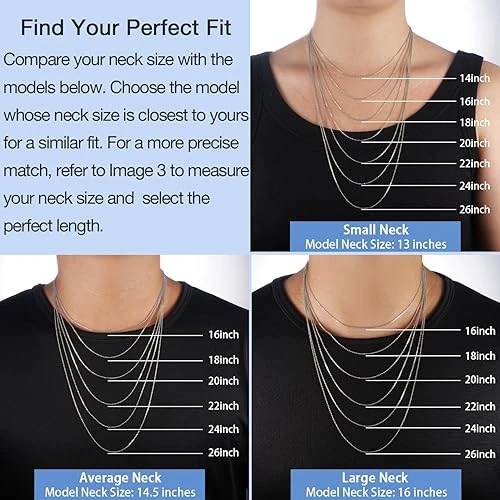 Jewlpire 925 Sterling Silver Chain Necklace Chain for Women Girls 1.1mm Cable Ch