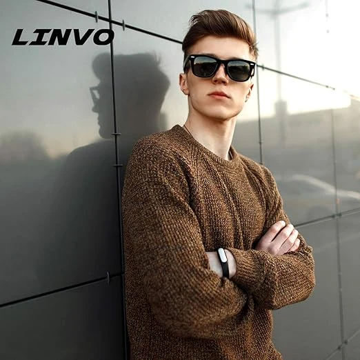 Polarized Sunglasses for Men Driving Sun glasses Shades 80's Retro Style Brand D