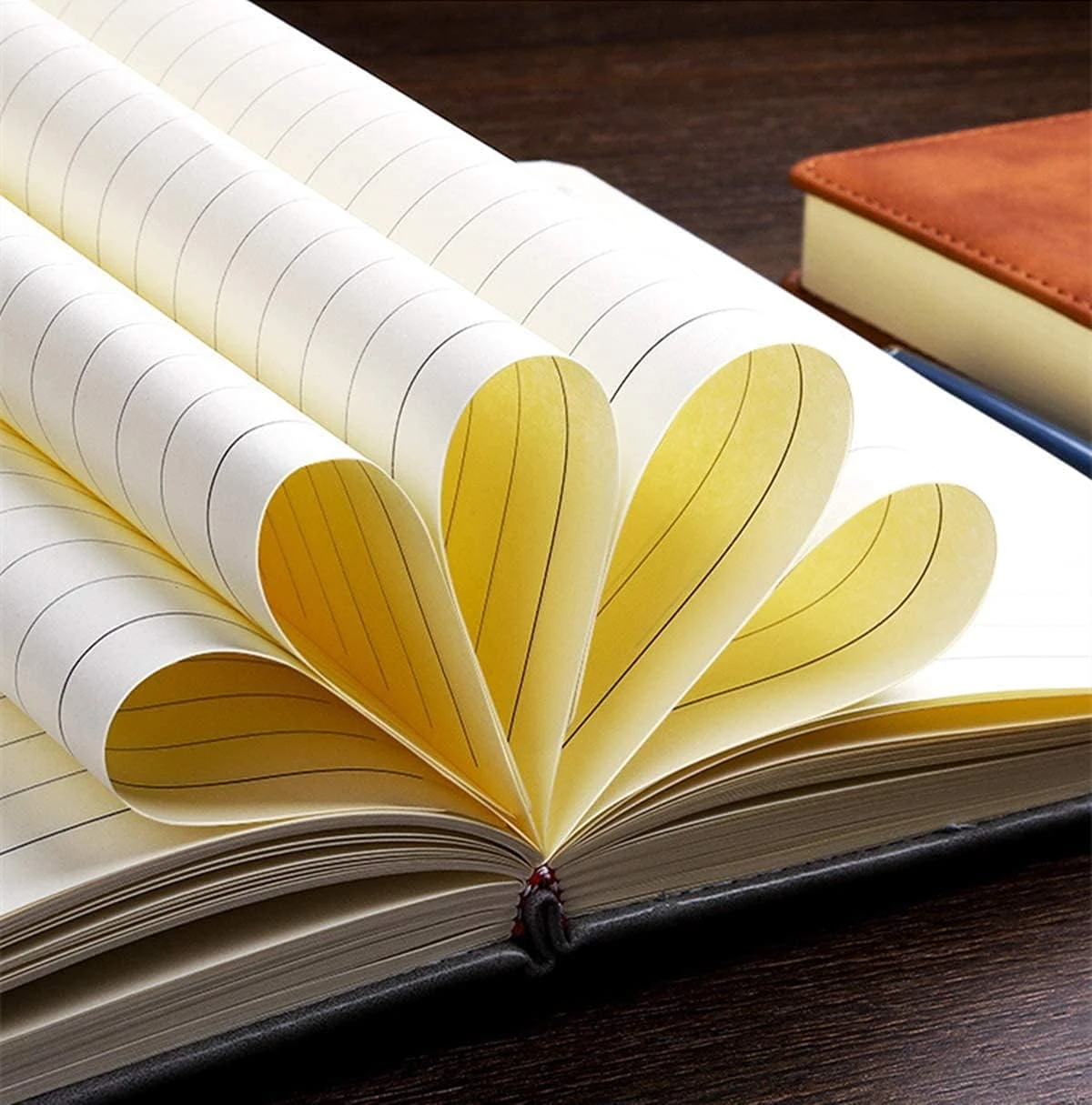 A5 Ruled Notebook Journal 360 Page with Pen Loop, Hardcover Writing Notebooks, P