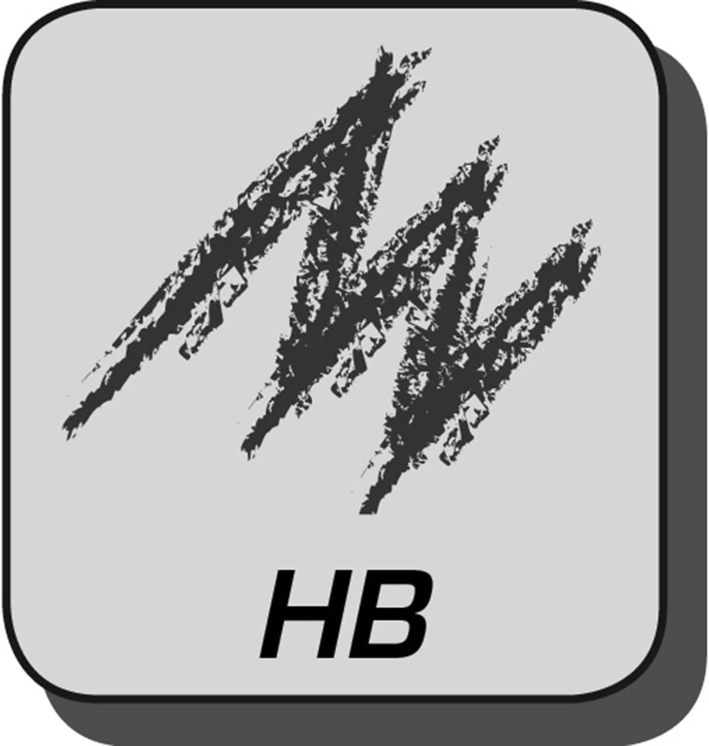 Maped Black'Peps HB - Wooden Pencils (HB, Black, Orange) Pack of 1