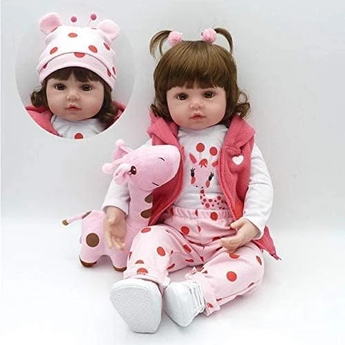 Nano Classic 20 inch Reborn Baby Doll Soft Vinyl Silicone Newborn Baby Doll Girl