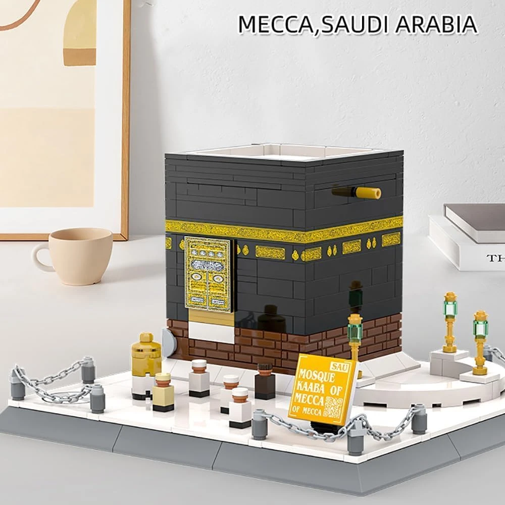 Kaaba Bricks Islamic Toy Building Blocks with 446pcs Bricks for Famous Kaabaa Bu