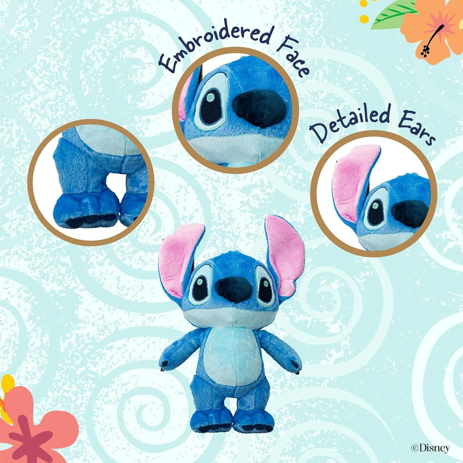 KIDS PREFERRED Disney Baby Lilo & Stitch Soft Huggable Baby Stitch Stuffed Anima