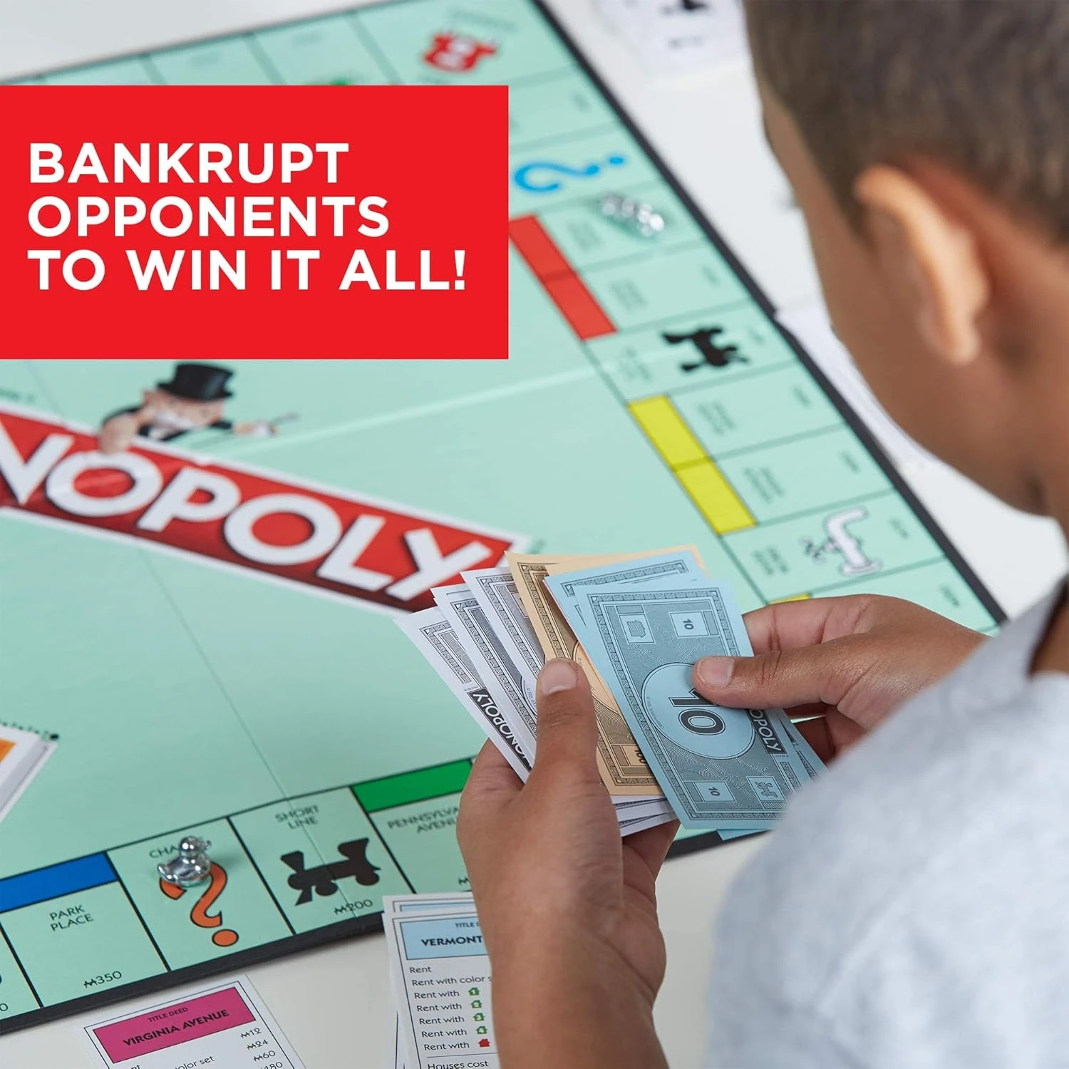 Monopoly Board Game | Family Board Games for Adults and Kids | Ages 8 and Up | 2